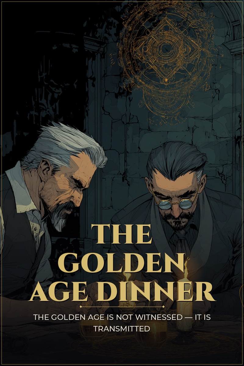 The Golden Age Dinner — cover page