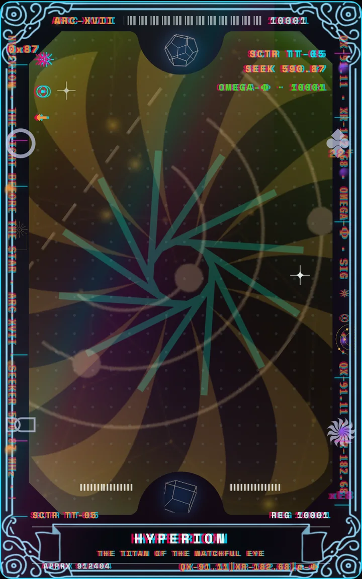 XVII · Hyperion — Kyber card front
